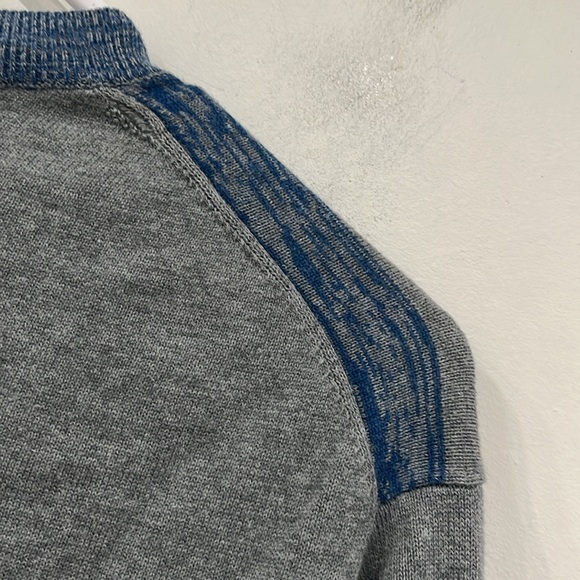 Paul Smith Jeans Cotton Crewneck in Heathered Grey Blue Details size Large - Picture 9 of 14